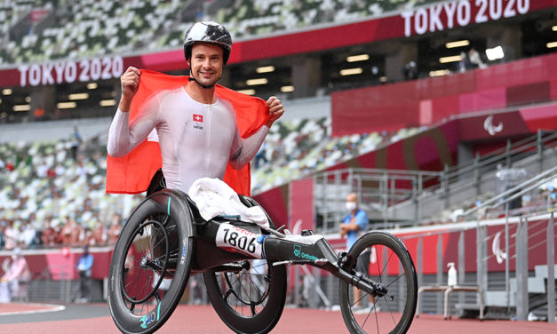 Silver bullet Marcel Hug wins gold No.4 in Tokyo